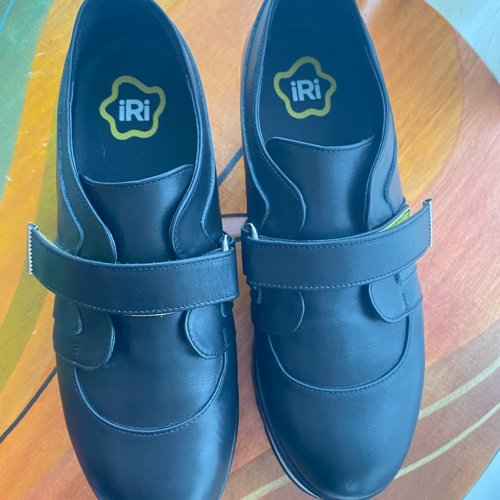 iRi DAAN Black Leather Loafers Size 37.5 UK / 7.5US - Picture 9 of 16
